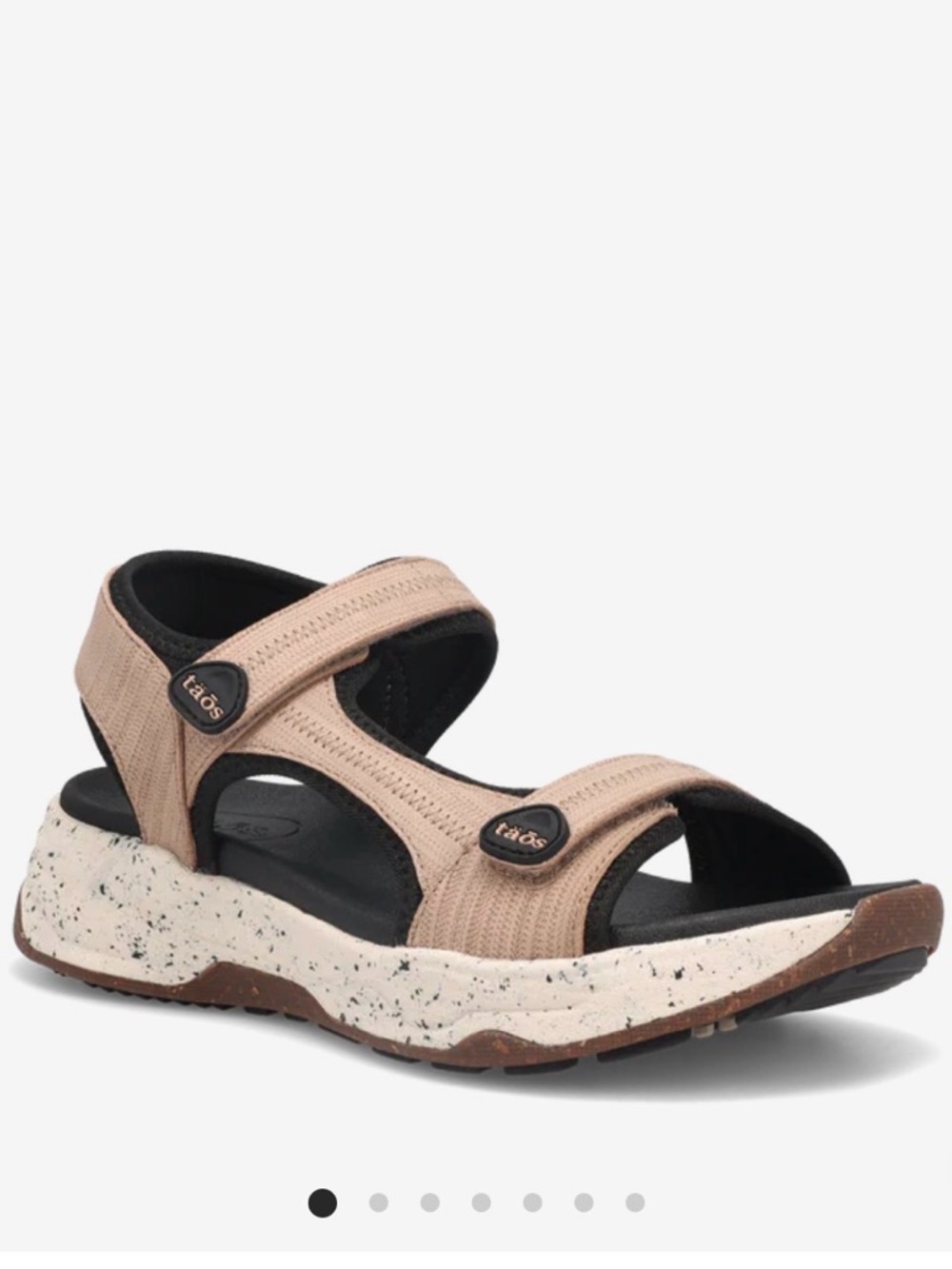 Taos Footwear Women's natural color Sport Sandal, excellent condition